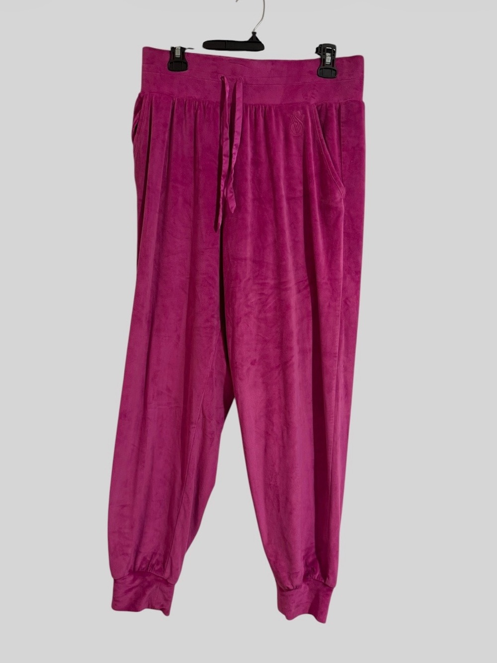 Victoria's Secret Hot Pink Velour Lounge Pants